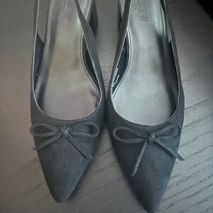 Cute J Crew Slingback Bow Heels